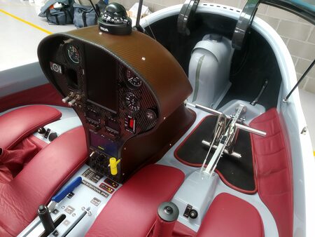 Interieur du Pipistrel Taurus electro G2.5